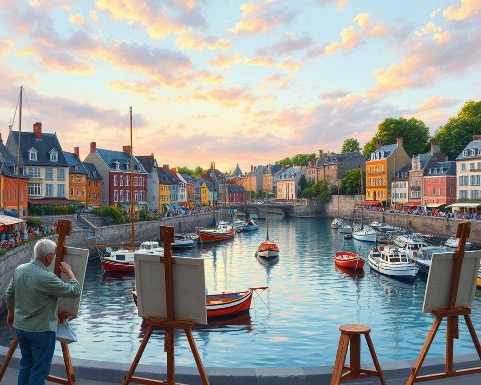 Honfleur Künstler inspiriert Kunstwerke Impressionismus