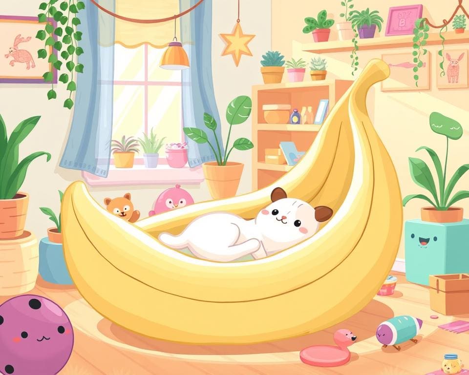 Nala & Püppi empfehlen: Das Bananenbett von CagillyPaw