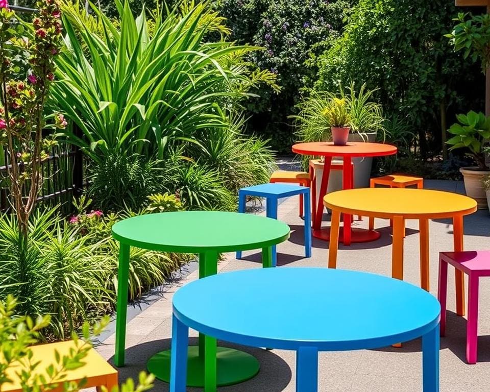 Outdoor-Tische von Fermob Outdoor-Tische von Fermob