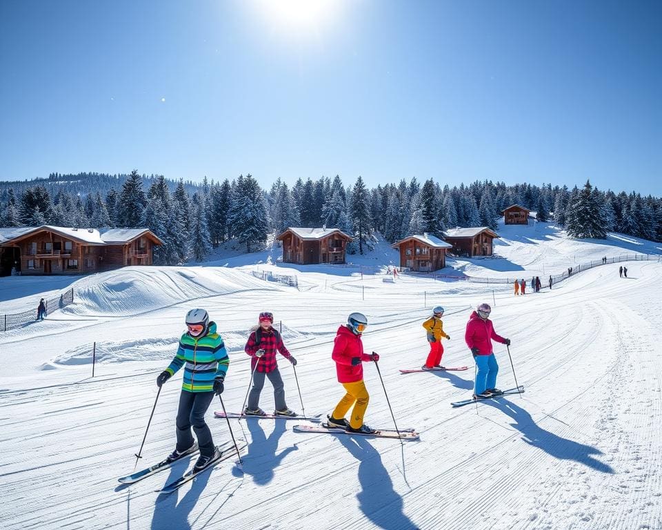 Skifahren oder Snowboarden für Anfänger