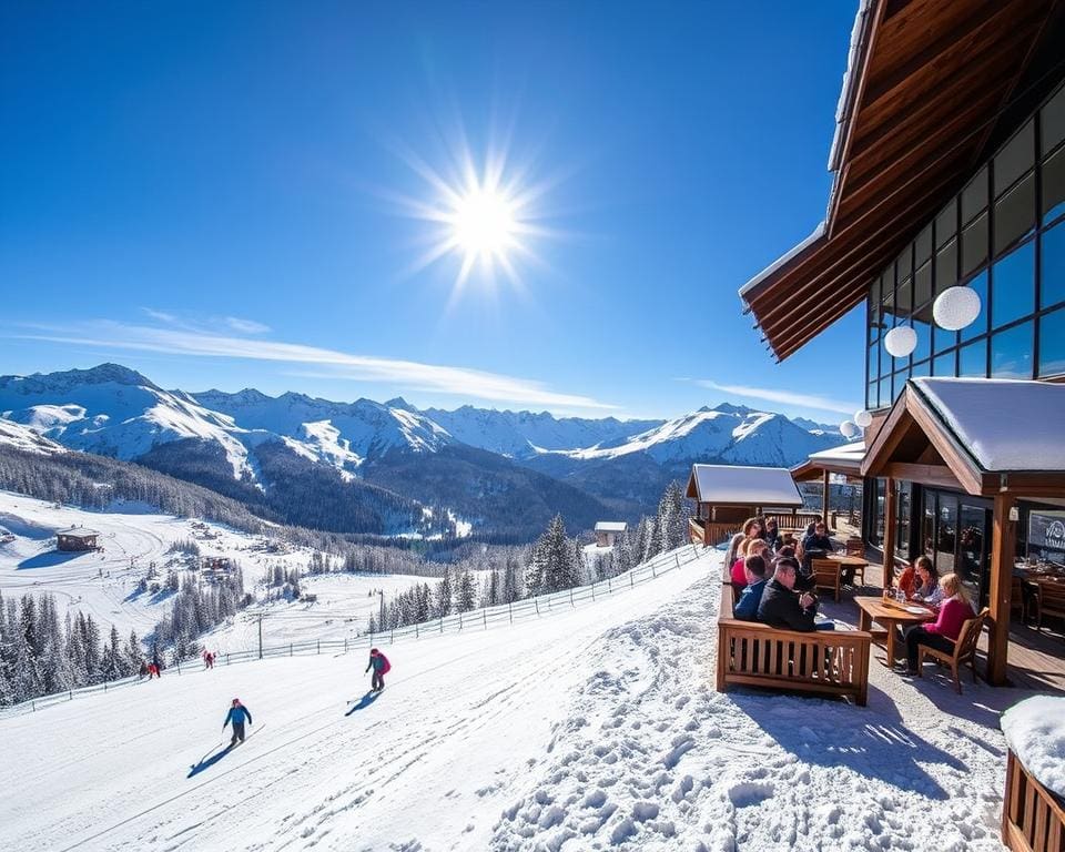 Skiurlaub in Flims-Laax: Direkt von der Piste zur Sonnenterrasse