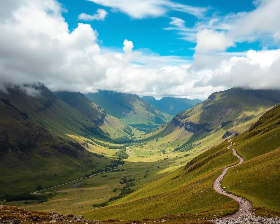 Wanderrouten in Glencoe