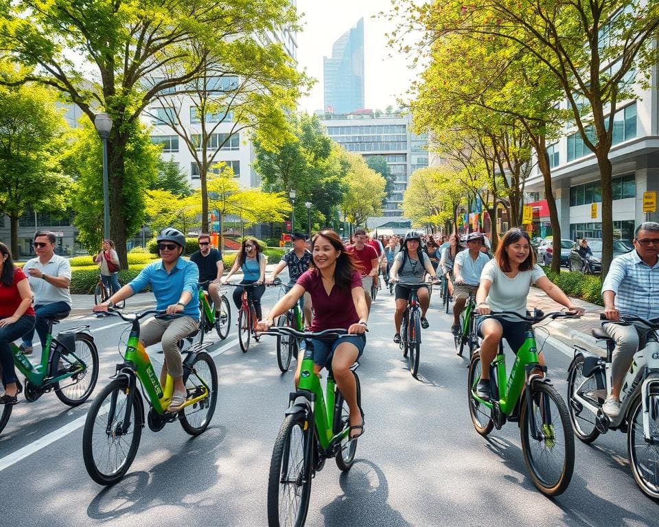 Welche Vorteile bieten elektrische Fahrräder in der Stadt?