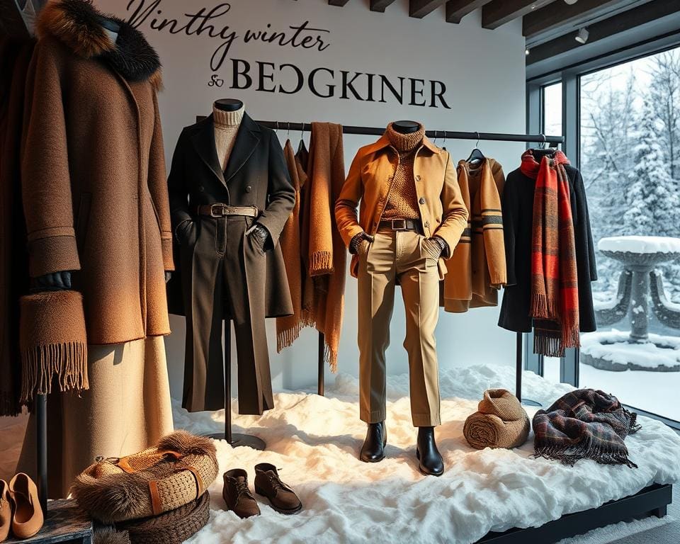 Wintermode mit stilvollen Designs