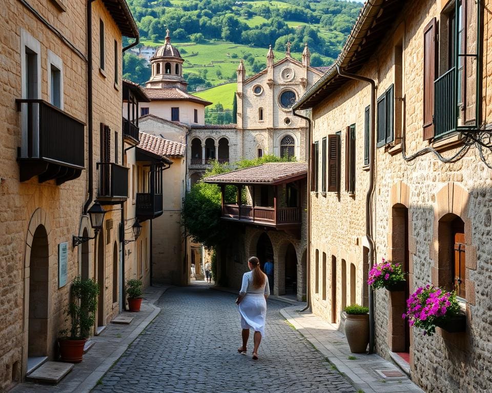 historische Plätze in Santillana