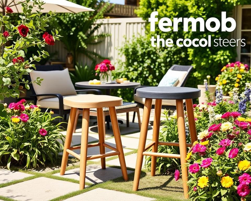 Outdoor-Hocker von Fermob: Robust und vielseitig einsetzbar