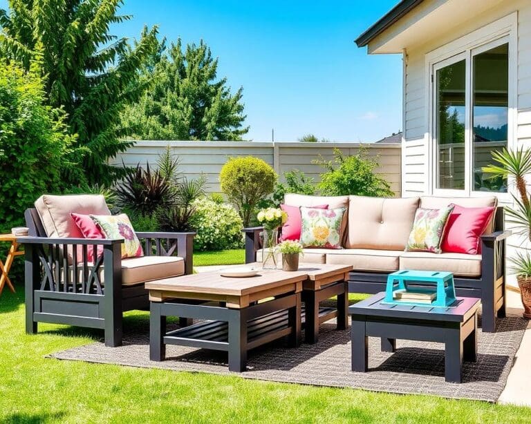 Outdoor-Möbel aus wetterfestem Kunststoff