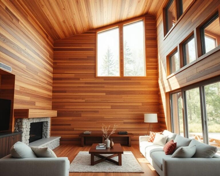 Wandpaneele aus Holz für ein warmes Wohngefühl
