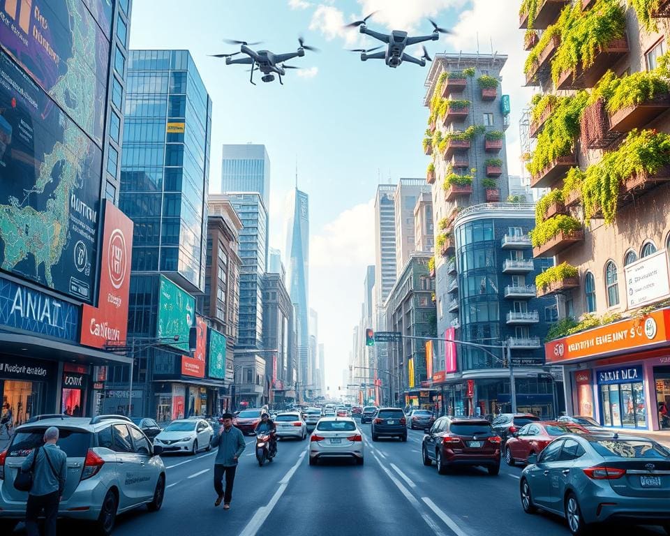 Welche Technologien fördern die Navigation in Smart Cities?