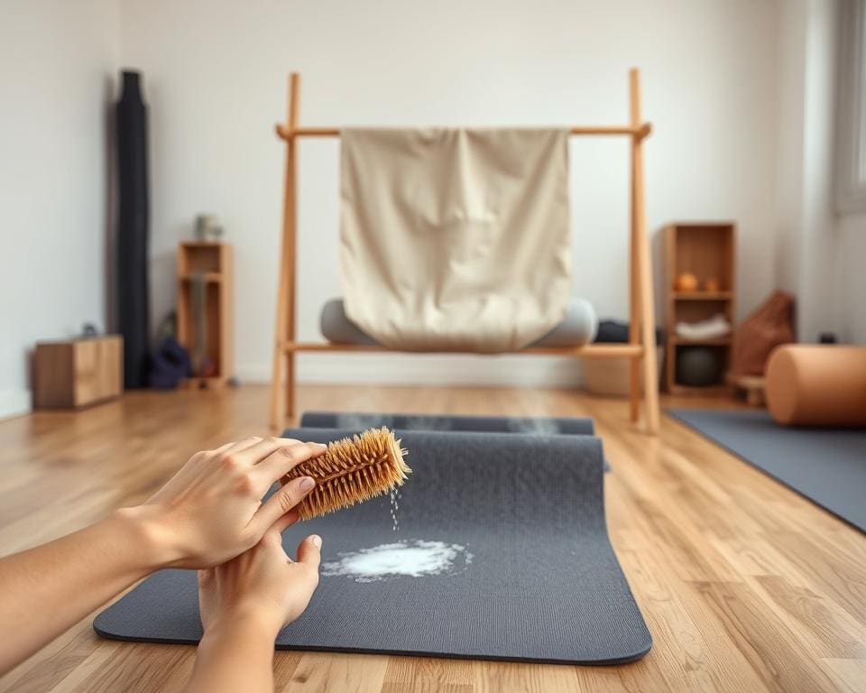 Yogamatte Reinigung