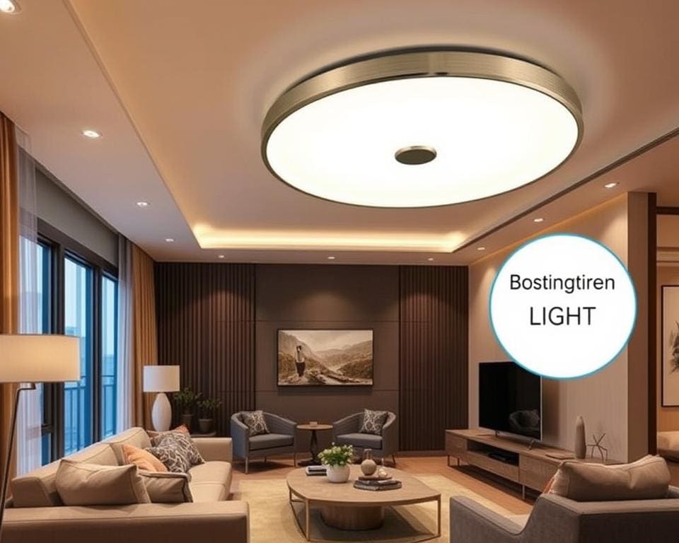 dimmbare LED-Deckenleuchte für Wohnzimmer