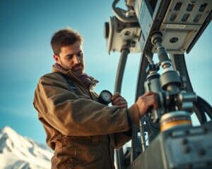 Seilbahntechniker: Arbeiten in luftiger Höhe