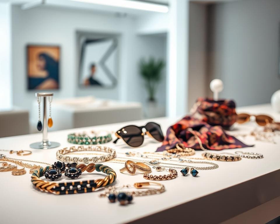 Accessoires in der Trendgestaltung
