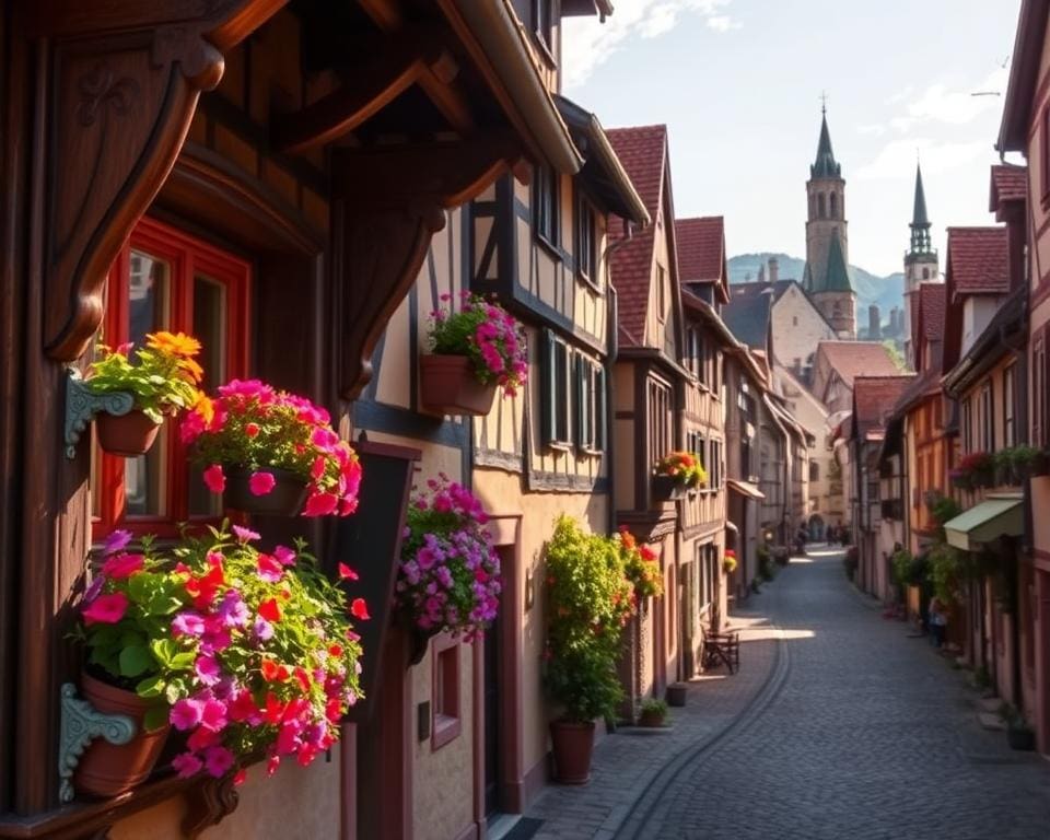 Eguisheim – Blumen und Fachwerk im Elsass 🇫🇷