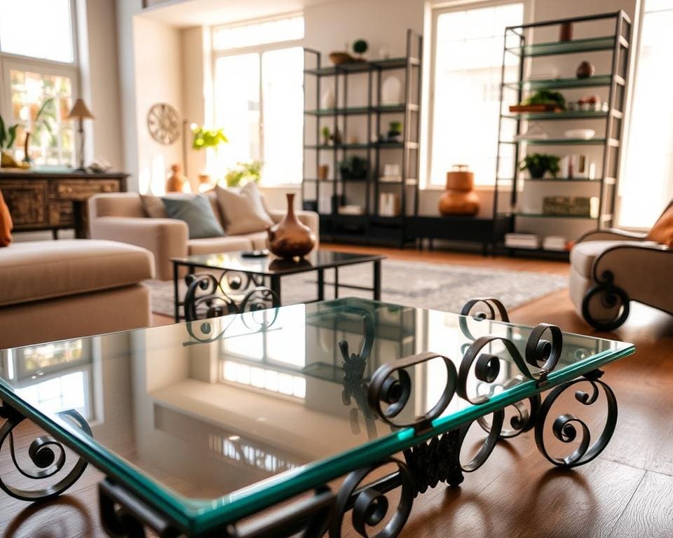 Gestaltungsideen für stilvolle Ambiente mit Glas und Eisen