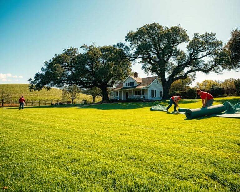 Wann ist der beste Zeitpunkt zum Rasen verlegen?