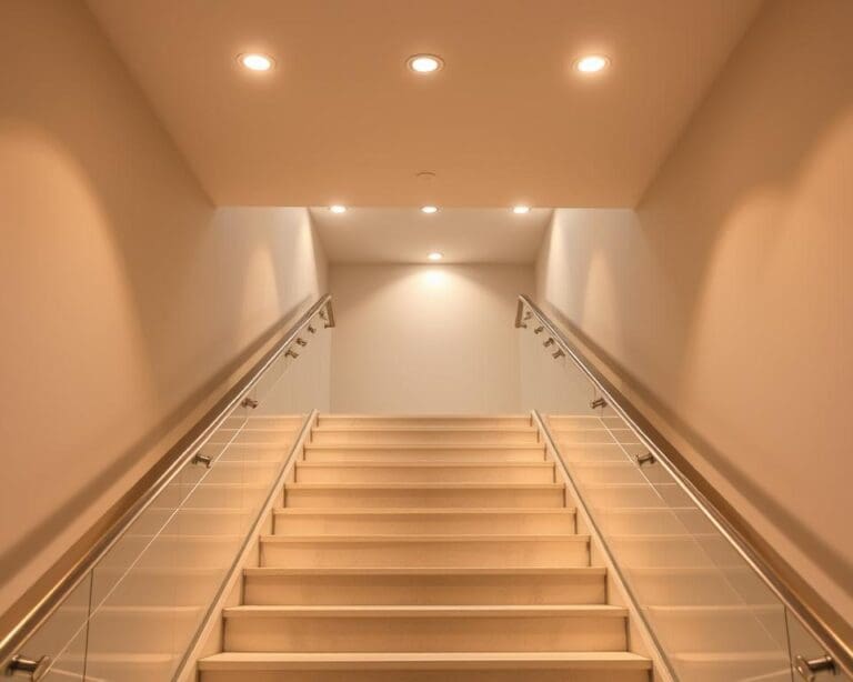 Was bringt mehr Licht in ein dunkles Treppenhaus?