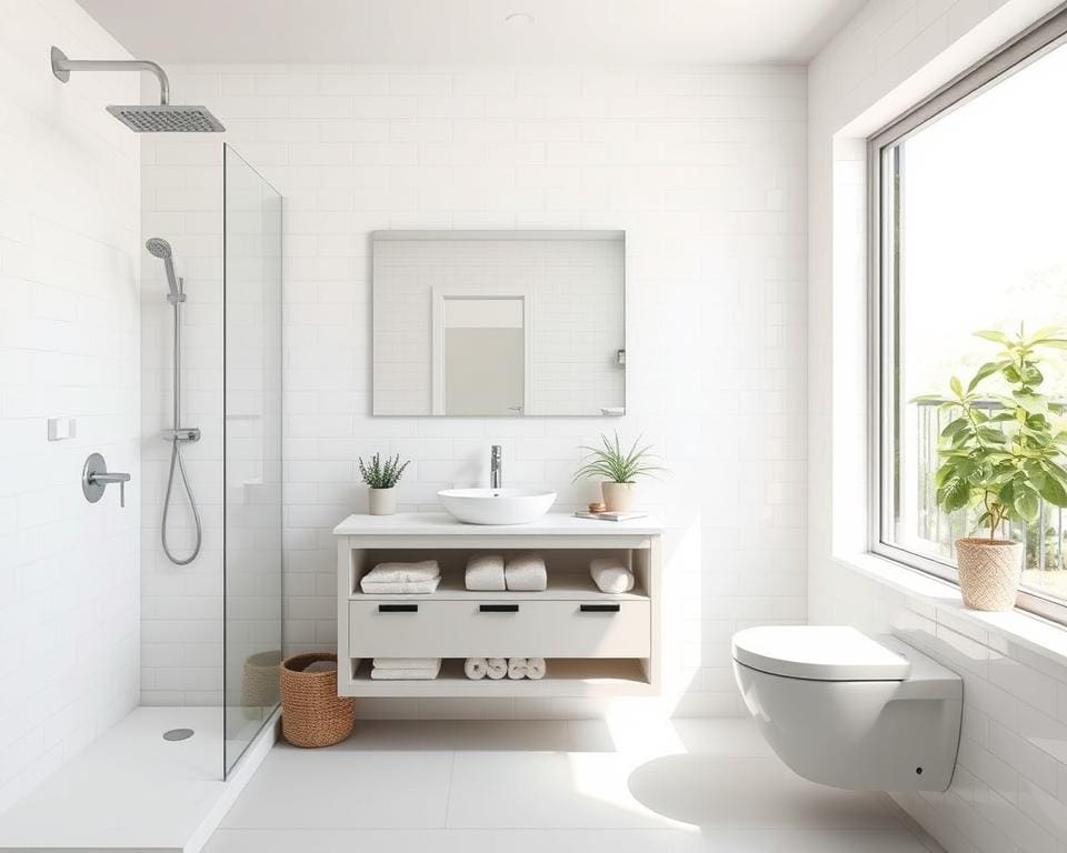 Was sind praktische Ideen für kleine Badezimmer?