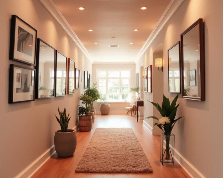 Was sind wohnliche Ideen für lange Flure?