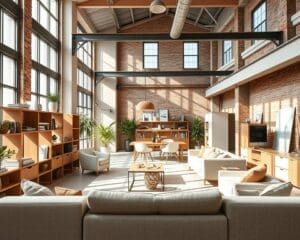Wie bringst du mehr Struktur in ein Loft?