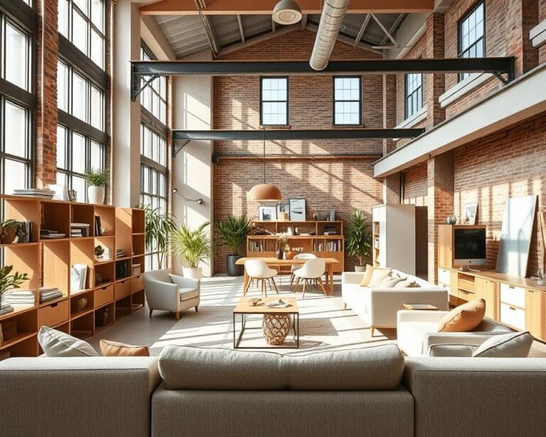 Wie bringst du mehr Struktur in ein Loft?