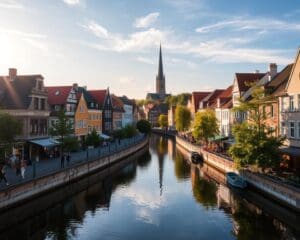 Wie lebt man entspannt in Friedrichstadt in Nordfriesland?