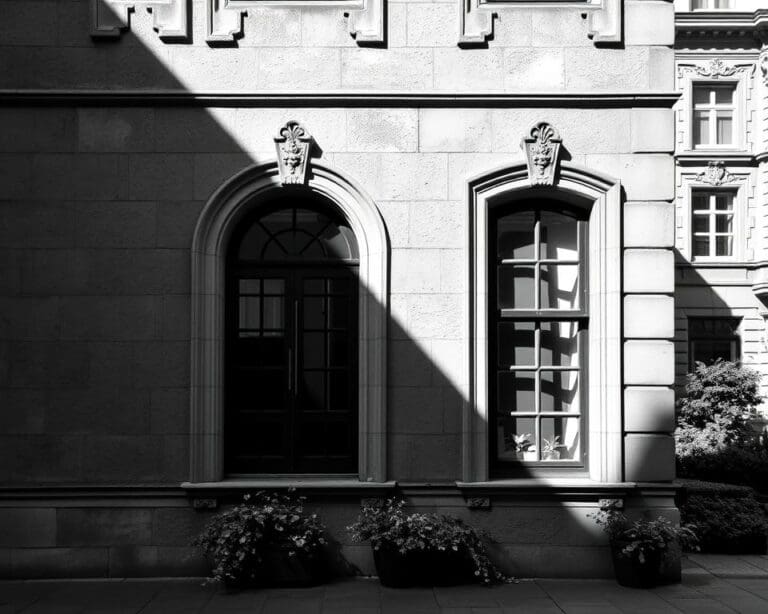 Wie passt Schwarz-Weiß in einen Altbau?