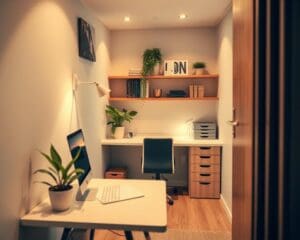 Wie richtest du ein Arbeitszimmer mit wenig Platz ein?