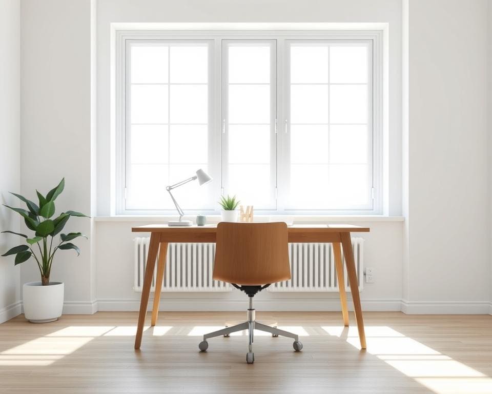 minimalistisches Homeoffice