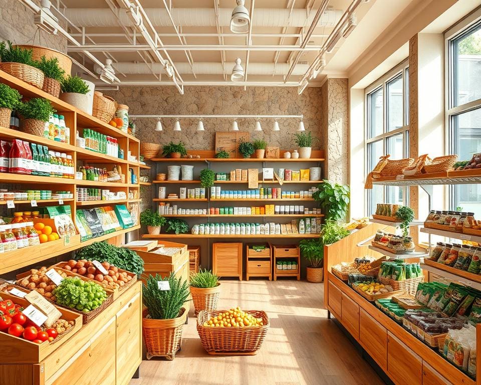 Bio-Produkte im Reformhaus