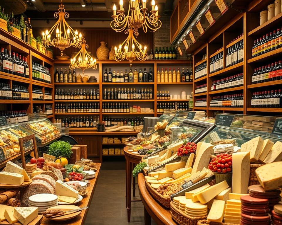Feinkostsortiment hochwertige Lebensmittel exquisite Genüsse