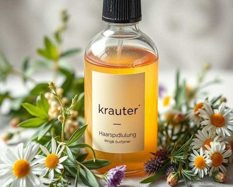 Was steckt in einer Kräuter-Haarspülung?