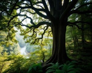 Welcher Baum gedeiht im Schatten?