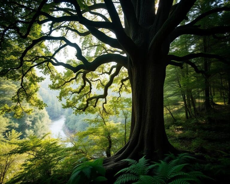 Welcher Baum gedeiht im Schatten?