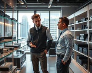 Wie berät ein Elektronikgroßhändler seine Kunden?