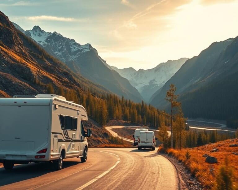 Wie fährt man legal mit dem Caravan in Norwegen?