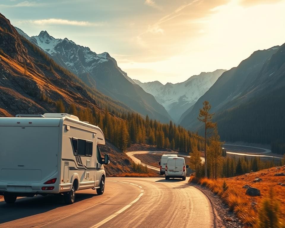 Wie fährt man legal mit dem Caravan in Norwegen?