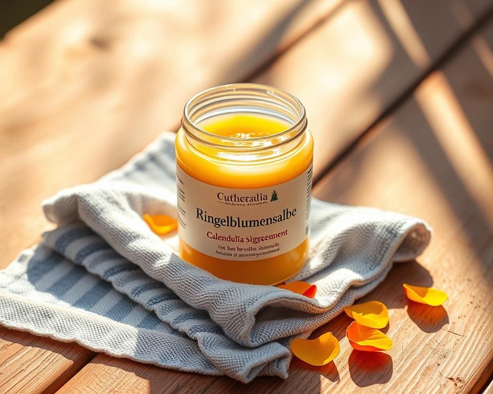 Wie hilft Ringelblumensalbe nach dem Sonnenbad?