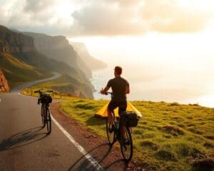 Wie reist man mit Fahrrad und Zelt durch Portugal?