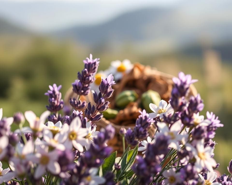 Lavendel und natürliche Inhaltsstoffe in Melatonin Pflastern