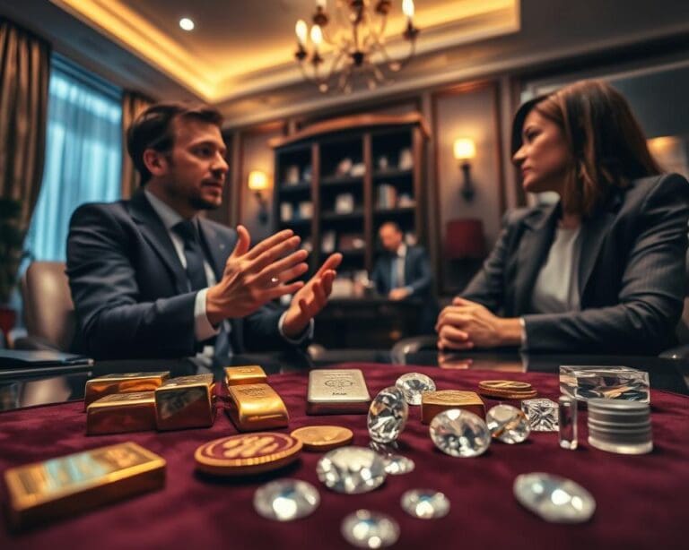 Wie arbeitet ein Edelmetallhändler mit Kunden?