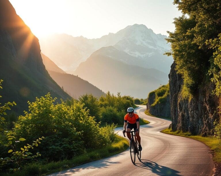 Wie reist man mit dem Fahrrad über Alpenpässe?