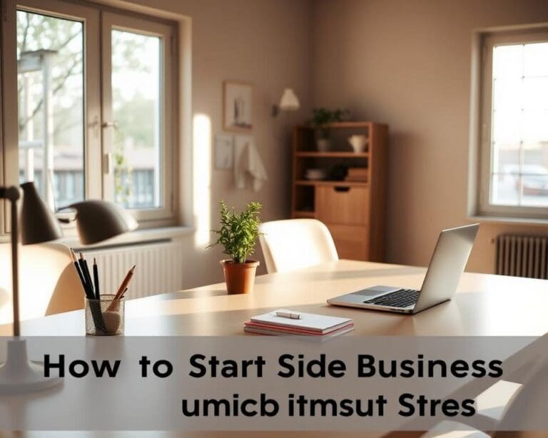 Wie starte ich mein Nebengewerbe ohne Stress?