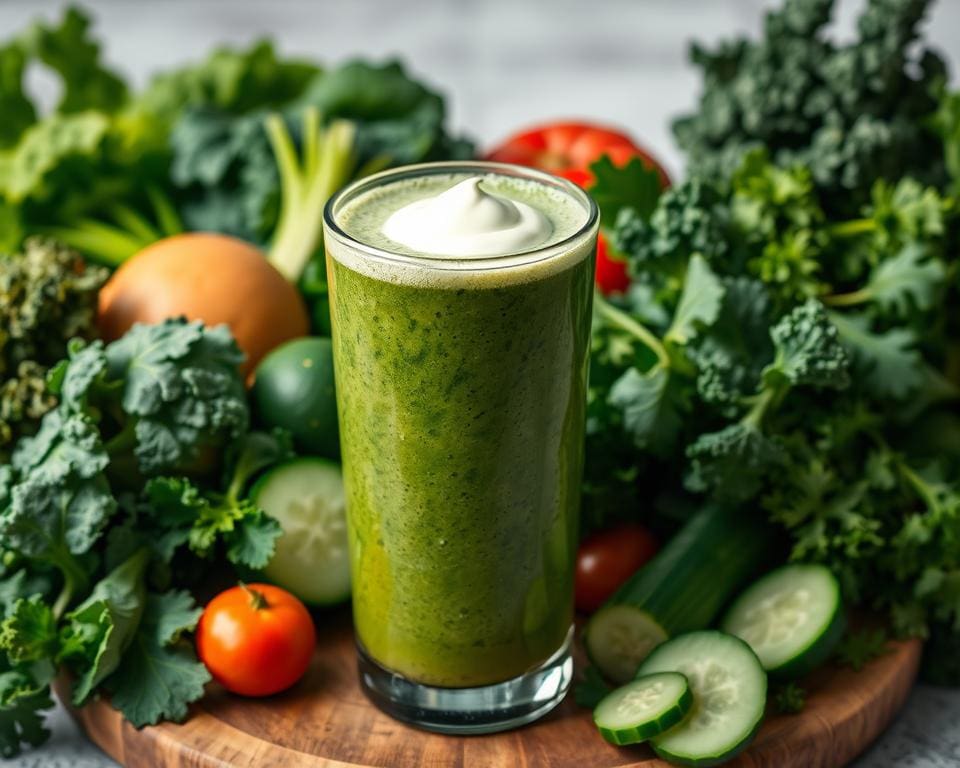 frisches Gemüse im Smoothie