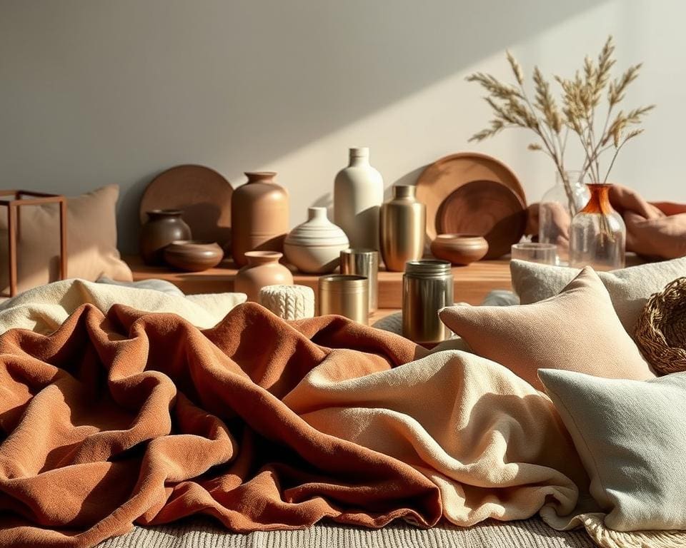 Materialien für Wohnaccessoires