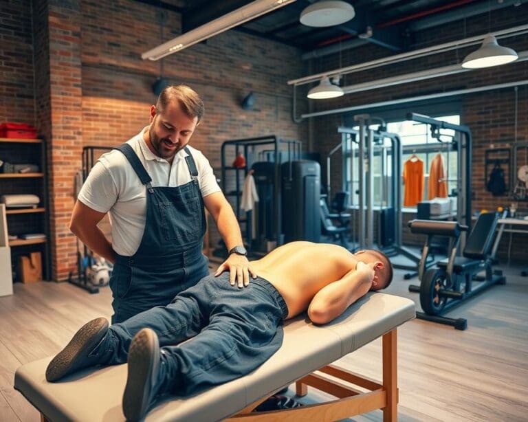 Physiotherapeut für Handwerker und Bauarbeiter