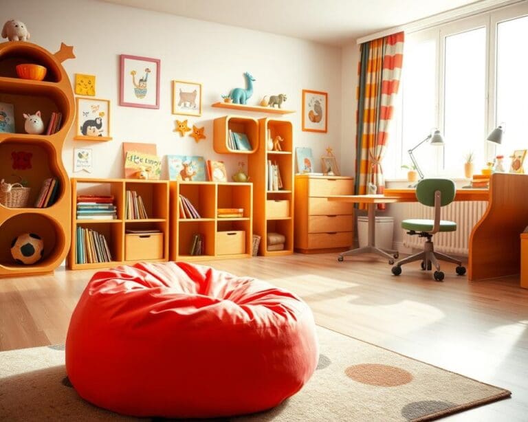 Kinderzimmer mit kreativen Möbeln