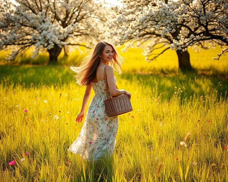 Modeideen für die Freizeit im Frühling
