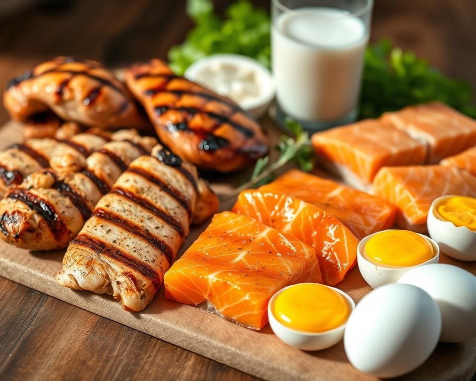 Welche Proteine fördern Muskelaufbau?