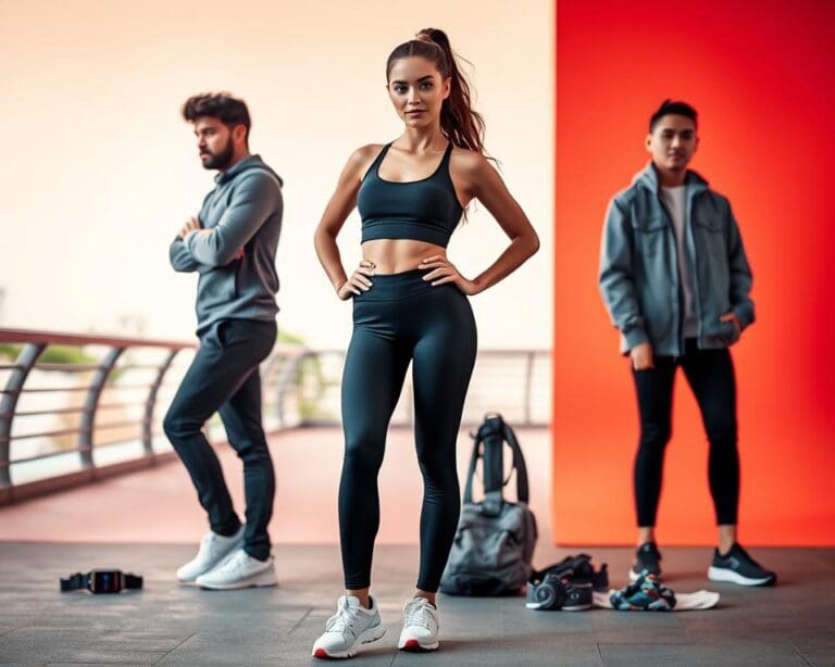 Sportliche Fashion fuer Alltag und Training